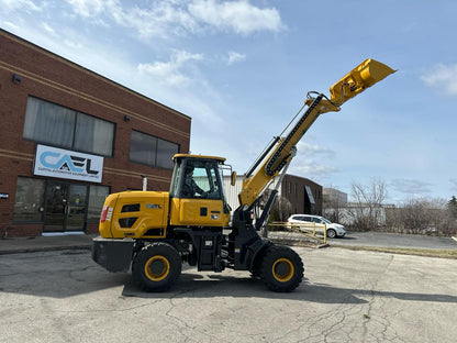 Telescopic boom wheel loader 1.5T with diesel Kohler engine
