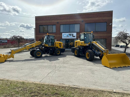 Telescopic boom wheel loader 2T with diesel Kohler engine