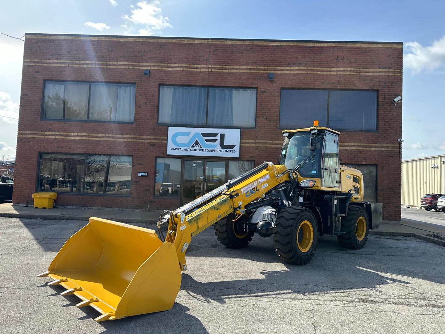 Telescopic boom wheel loader 1.5T with diesel Kohler engine