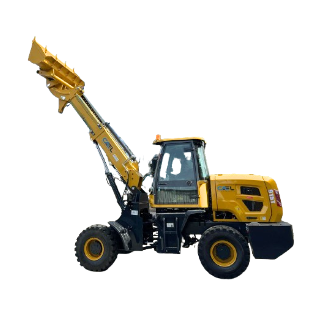 Telescopic boom wheel loader 2T with diesel Kohler engine