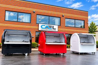 CAEL’s 7′ Round Top Mobile Food Cart