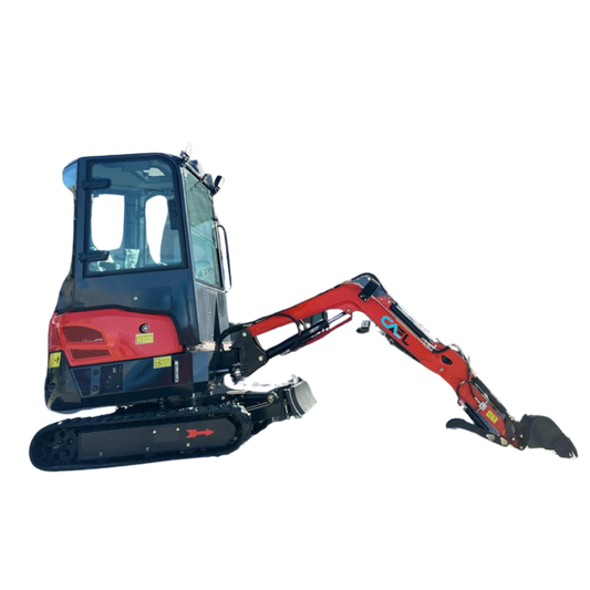 Mini excavator 1.8 ton with Cab – Kubota/Yanmar engine with Hydraulic Thumb & Swing Boom