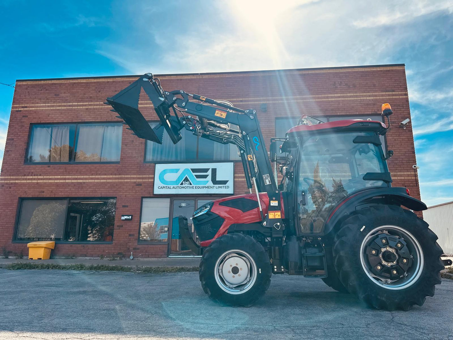 Tractor Loader with Cab 75 HP