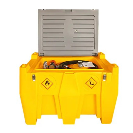 CAEL Portable Fuel Gasoline/Diesel Tank with Automatic Dispensing Nozzle For On-Site
