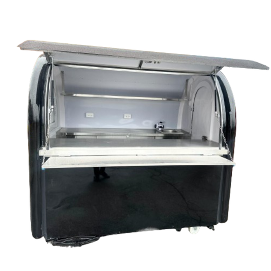 CAEL’s 7′ Round Top Mobile Food Cart