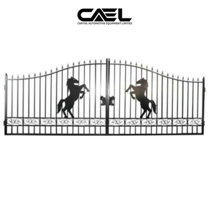 Driveway Steel Gate / Metal Garden Gate 20′ Wide