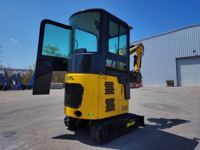 Mini Excavator1.3T with Kubota engine, Swing boom and Cab (EX13KB-C)