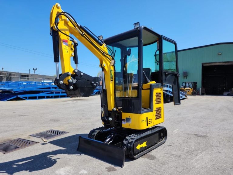 Mini Excavator1.3T with Kubota engine, Swing boom and Cab (EX13KB-C)