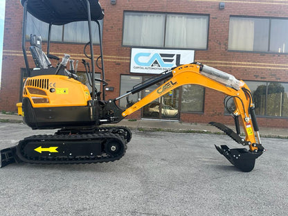 Minibagger 1,8 Tonnen mit Kubota/Yanmar-Motor, hydraulischem Daumen- und Schwenkausleger (EX18KB)