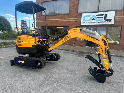 Minibagger 1,8 Tonnen mit Kubota/Yanmar-Motor, hydraulischem Daumen- und Schwenkausleger (EX18KB)