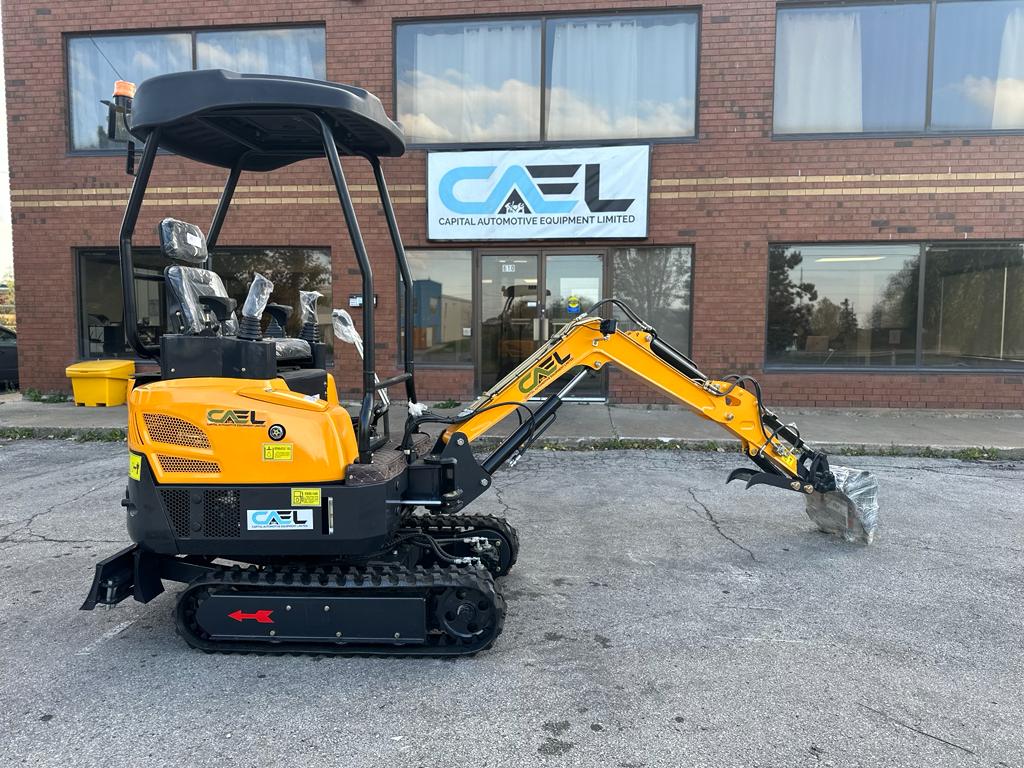 Minibagger 2T mit Kubota/Yanmar-Motor, hydraulischem Daumen- und Schwenkausleger (EX20KB-Y) 