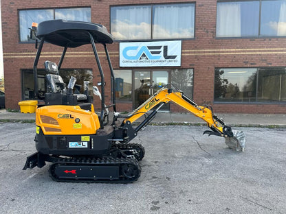 Minibagger 2T mit Kubota/Yanmar-Motor, hydraulischem Daumen- und Schwenkausleger (EX20KB-Y) 