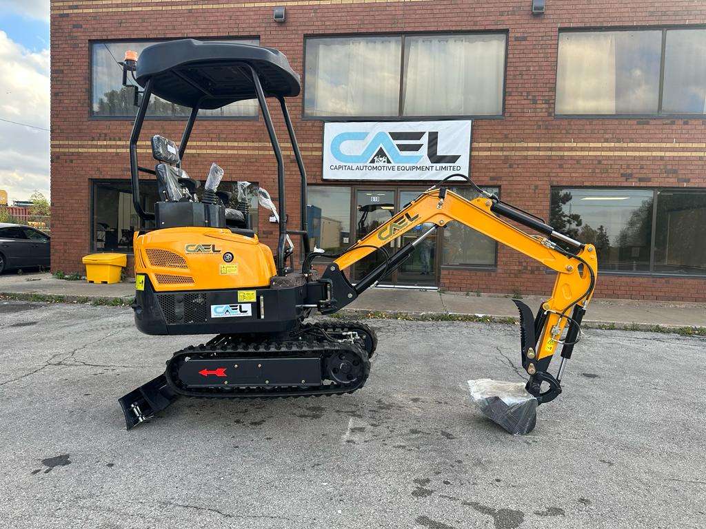 Minibagger 2T mit Kubota/Yanmar-Motor, hydraulischem Daumen- und Schwenkausleger (EX20KB-Y) 