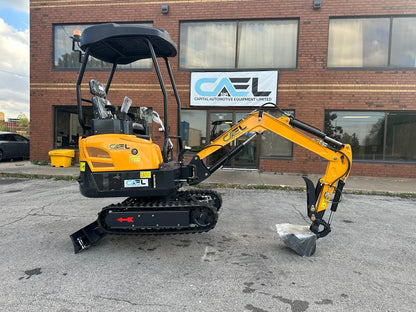 Minibagger 2T mit Kubota/Yanmar-Motor, hydraulischem Daumen- und Schwenkausleger (EX20KB-Y) 