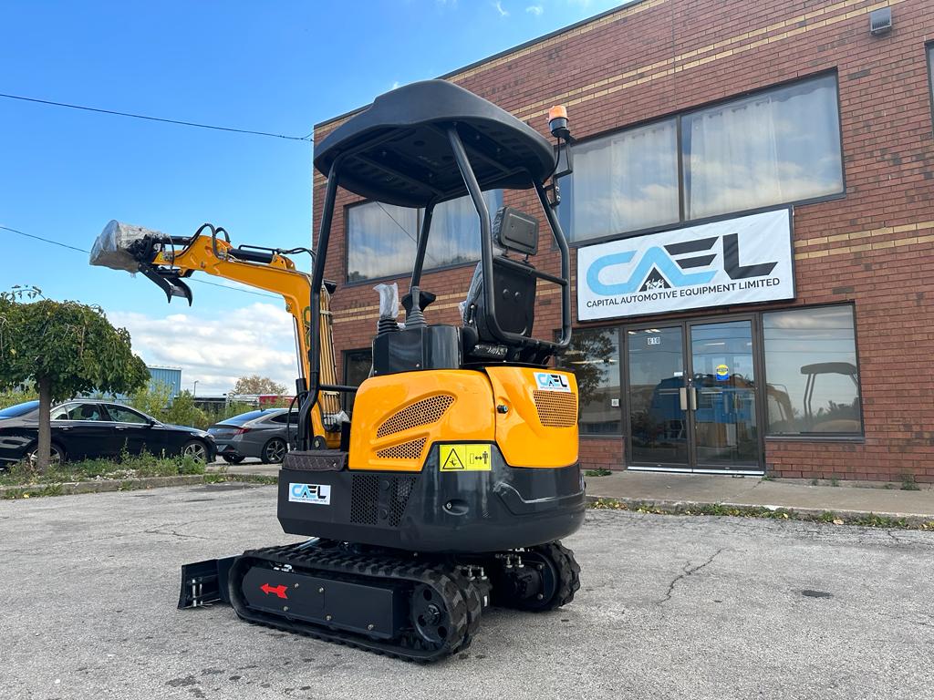 Minibagger 2T mit Kubota/Yanmar-Motor, hydraulischem Daumen- und Schwenkausleger (EX20KB-Y) 