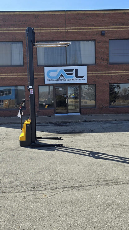 Electric Straddle Stacker 138″