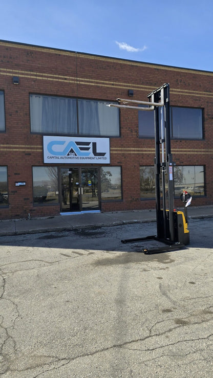 Electric Straddle Stacker 138″