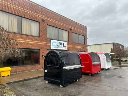 CAEL’s 7′ Round Top Mobile Food Cart