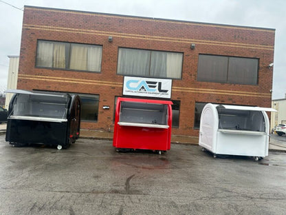 CAEL’s 7′ Round Top Mobile Food Cart