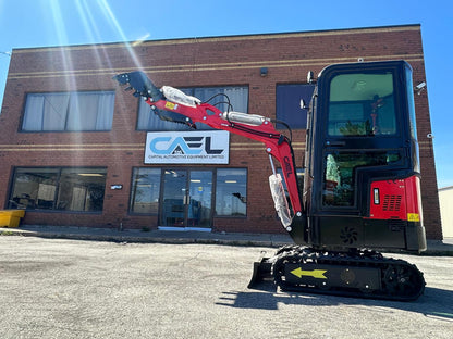 Mini Excavator 1.3T with Briggs and Stratton Cab (EX13BS-C)