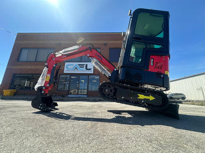 Mini Excavator 1.3T with Briggs and Stratton Cab (EX13BS-C)