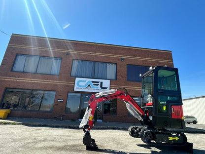 Mini Excavator 1.3T with Briggs and Stratton Cab (EX13BS-C)