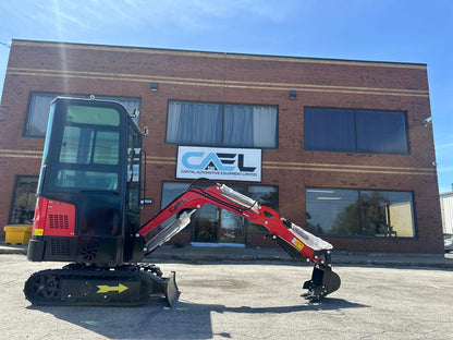 Mini Excavator 1.3T with Briggs and Stratton Cab (EX13BS-C)