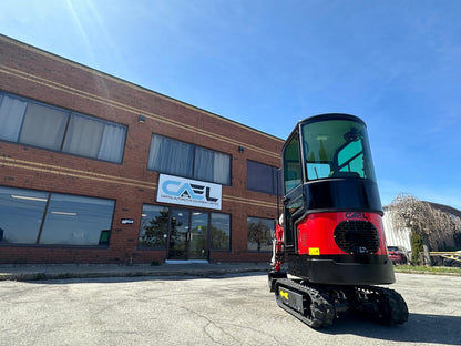 Mini Excavator 1.3T with Briggs and Stratton Cab (EX13BS-C)