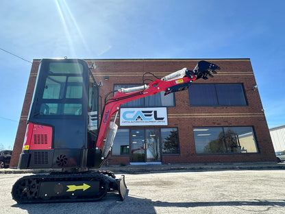 Mini Excavator 1.3T with Briggs and Stratton Cab (EX13BS-C)