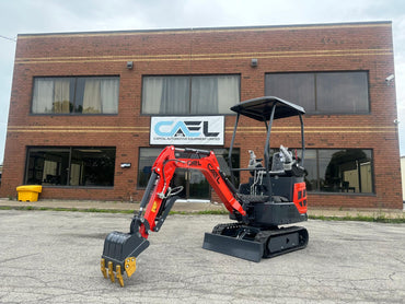 Mini Excavator 1.3T , with Kubota engine, Hydraulic Thumb & Swing boom & side controls