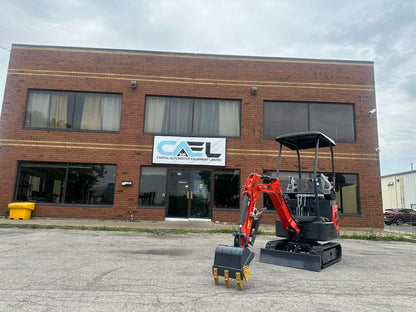 Mini Excavator 1.3T with B&S engine, Hydraulic Thumb & Swing boom & side controls