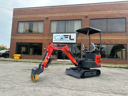Mini Excavator 1.3T with B&S engine, Hydraulic Thumb & Swing boom & side controls