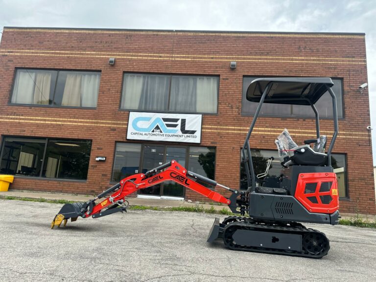 Mini Excavator 1.3T with B&S engine, Hydraulic Thumb & Swing boom & side controls
