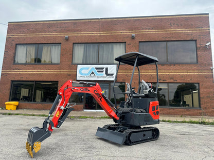 Mini Excavator 1.3T with B&S engine, Hydraulic Thumb & Swing boom & side controls