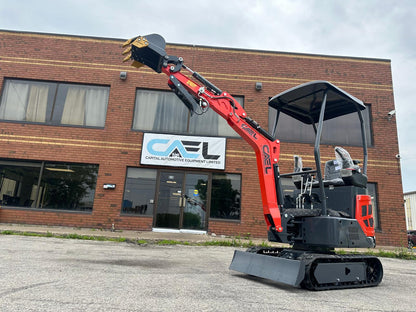Mini Excavator 1.3T with B&S engine, Hydraulic Thumb & Swing boom & side controls