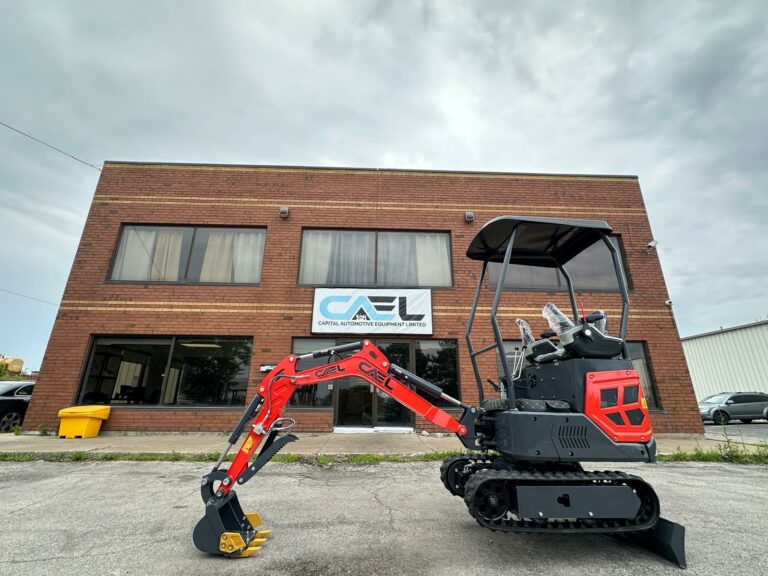 Mini Excavator 1.3T with B&S engine, Hydraulic Thumb & Swing boom & side controls