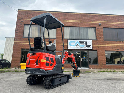 Mini Excavator 1.3T with B&S engine, Hydraulic Thumb & Swing boom & side controls
