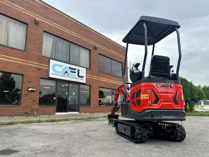 Mini Excavator 1.3T with B&S engine, Hydraulic Thumb & Swing boom & side controls
