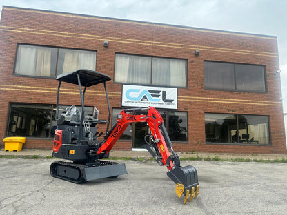 Mini Excavator 1.3T with B&S engine, Hydraulic Thumb & Swing boom & side controls