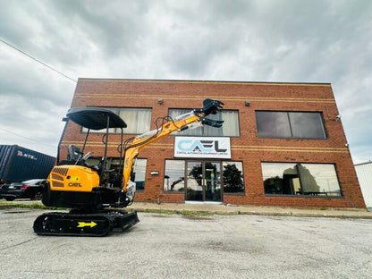 Mini Excavator 1.5T With B&S Engine, Swing boom, Hydraulic Thumb (EX15BS-AD)