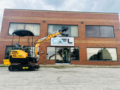 Mini Excavator 1.5T With B&S Engine, Swing boom, Hydraulic Thumb (EX15BS-AD)
