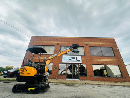 Mini Excavator 1.5T With B&S Engine, Swing boom, Hydraulic Thumb (EX15BS-AD)