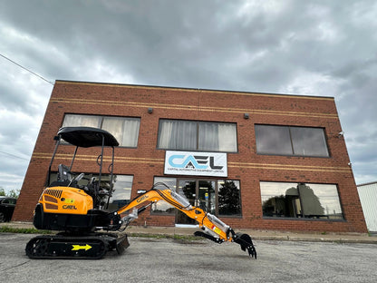 Mini Excavator 1.5T With B&S Engine, Swing boom, Hydraulic Thumb (EX15BS-AD)