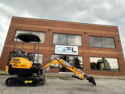 Mini Excavator 1.5T With B&S Engine, Swing boom, Hydraulic Thumb (EX15BS-AD)