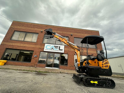 Mini Excavator 1.5T With B&S Engine, Swing boom, Hydraulic Thumb (EX15BS-AD)