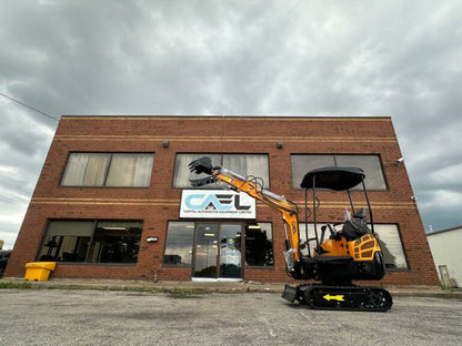 Mini Excavator 1.5T With B&S Engine, Swing boom, Hydraulic Thumb (EX15BS-AD)