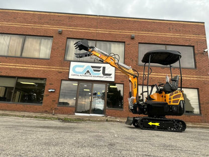 Mini Excavator 1.5T With B&S Engine, Swing boom, Hydraulic Thumb (EX15BS-AD)