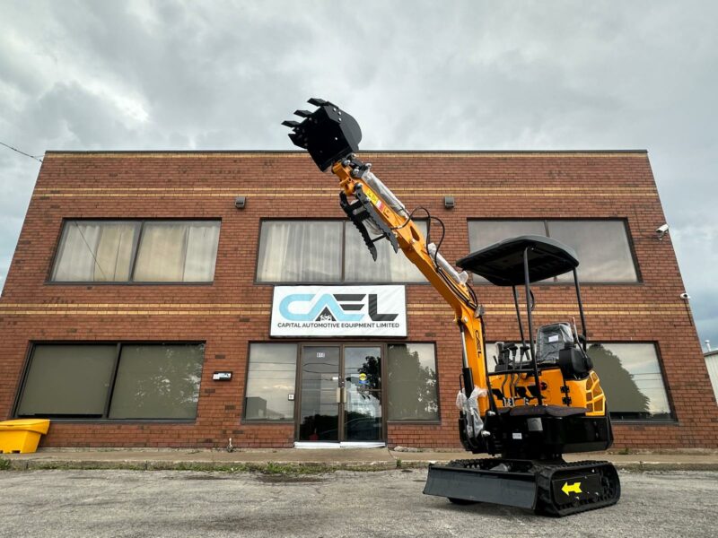 Mini Excavator 1.5T With B&S Engine, Swing boom, Hydraulic Thumb (EX15BS-AD)