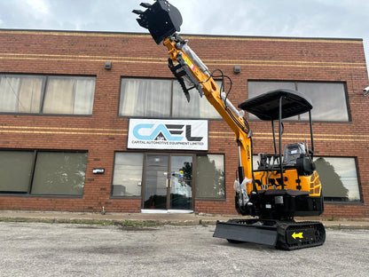 Mini Excavator 1.5T With B&S Engine, Swing boom, Hydraulic Thumb (EX15BS-AD)