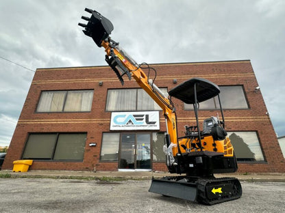 Mini Excavator 1.5T With B&S Engine, Swing boom, Hydraulic Thumb (EX15BS-AD)
